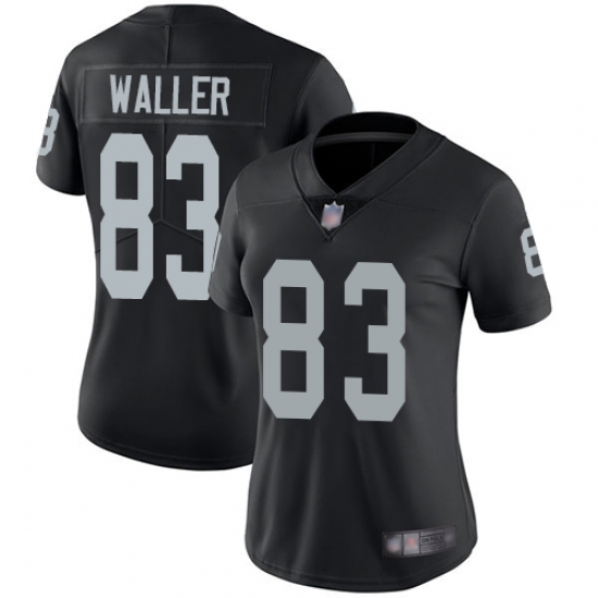 Women Raiders 83 Darren Waller Black Team Color Stitched Football Vapor Untouchable Limited Jersey Women Raiders 83 Darren Waller Black Team Color Stitched Football Vapor Untouchable Limited Jersey