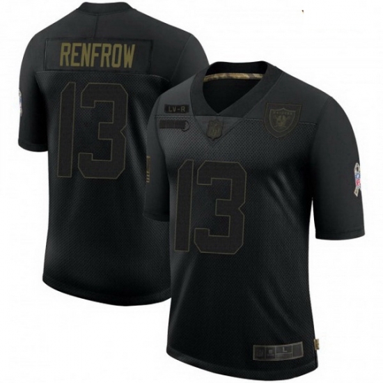 Youth Las Vegas Raiders 13 Hunter Renfrow 2020 Black Salute To Service Limited Jersey Youth Las Vegas Raiders 13 Hunter Renfrow 2020 Black Salute To Service Limited Jersey