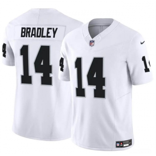 Youth Las Vegas Raiders 14 Carter Bradley White 2024 F U S E Stitched Football Jersey Youth Las Vegas Raiders 14 Carter Bradley White 2024 F U S E Stitched Football Jersey