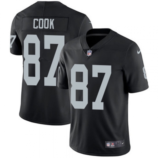 Youth Nike Raiders #87 Jared Cook Black Team Color Stitched NFL Vapor Untouchable Limited Jersey Youth Nike Raiders #87 Jared Cook Black Team Color Stitched NFL Vapor Untouchable Limited Jersey