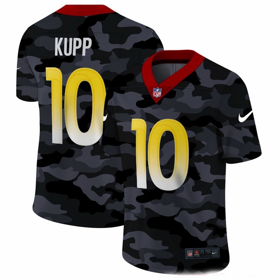 Los Angeles Rams 10 Cooper Kupp Men Nike 2020 Black CAMO Vapor Untouchable Limited Stitched NFL Jersey Los Angeles Rams 10 Cooper Kupp Men Nike 2020 Black CAMO Vapor Untouchable Limited Stitched NFL Jersey