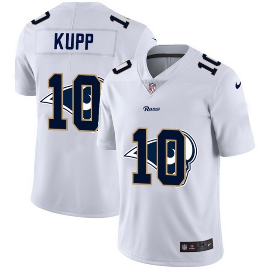 Los Angeles Rams 10 Cooper Kupp White Men Nike Team Logo Dual Overlap Limited NFL Jersey Los Angeles Rams 10 Cooper Kupp White Men Nike Team Logo Dual Overlap Limited NFL Jersey