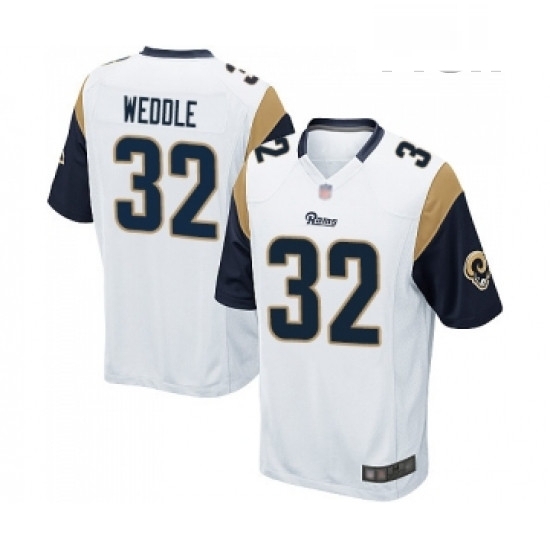 Men Los Angeles Rams 32 Eric Weddle Game White Football Jersey Men Los Angeles Rams 32 Eric Weddle Game White Football Jersey