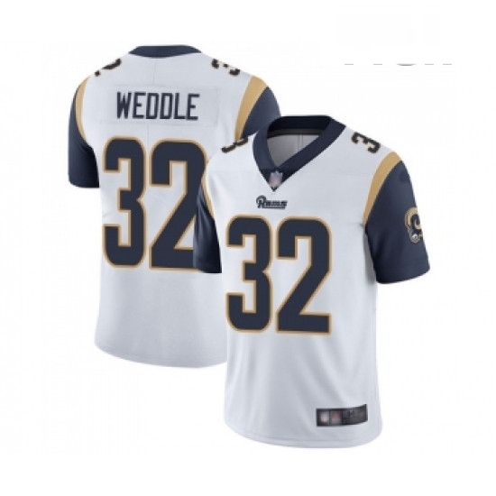 Men Los Angeles Rams 32 Eric Weddle White Vapor Untouchable Limited Player Football Jersey Men Los Angeles Rams 32 Eric Weddle White Vapor Untouchable Limited Player Football Jersey