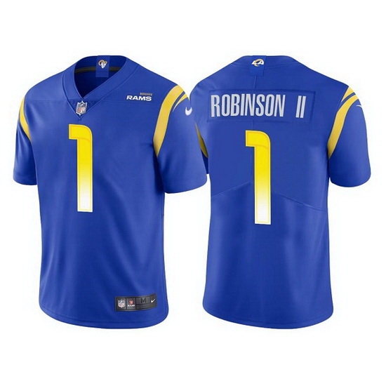 Men Los Angeles Rams Allen Robinson II Royal Vapor Untouchable Limited Stitched Football jersey Men Los Angeles Rams Allen Robinson II Royal Vapor Untouchable Limited Stitched Football jersey