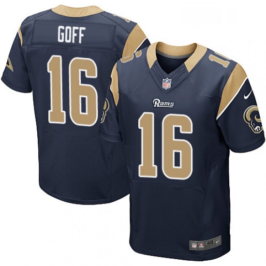 Men Nike Los Angeles Rams 16 Jared Goff Navy Blue Team Color Vapor Untouchable Elite Player NFL Jersey Men Nike Los Angeles Rams 16 Jared Goff Navy Blue Team Color Vapor Untouchable Elite Player NFL Jersey
