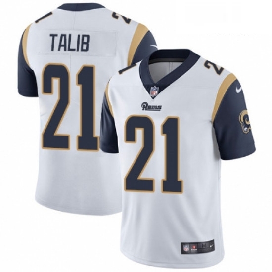 Men Nike Los Angeles Rams 21 Aqib Talib White Vapor Untouchable Limited Player NFL Jersey Men Nike Los Angeles Rams 21 Aqib Talib White Vapor Untouchable Limited Player NFL Jersey