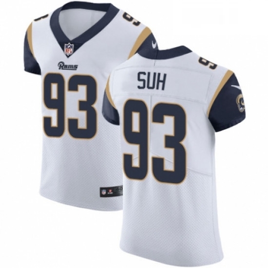 Men Nike Los Angeles Rams 93 Ndamukong Suh White Vapor Untouchable Elite Player NFL Jersey Men Nike Los Angeles Rams 93 Ndamukong Suh White Vapor Untouchable Elite Player NFL Jersey