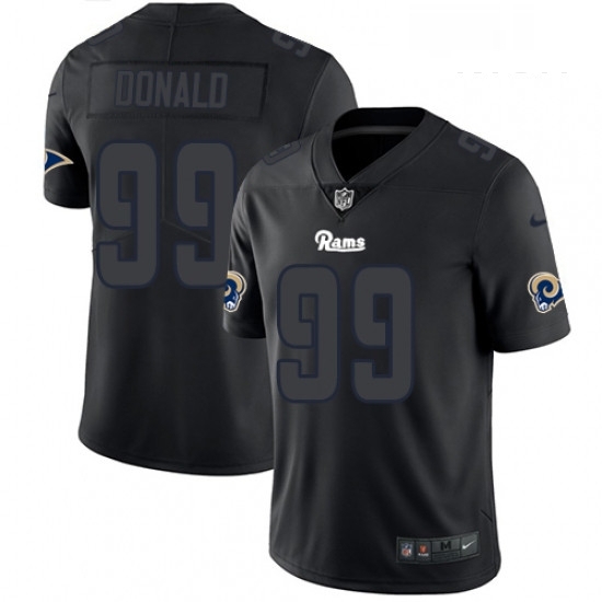 Men Nike Los Angeles Rams 99 Aaron Donald Limited Black Rush Impact NFL Jersey Men Nike Los Angeles Rams 99 Aaron Donald Limited Black Rush Impact NFL Jersey