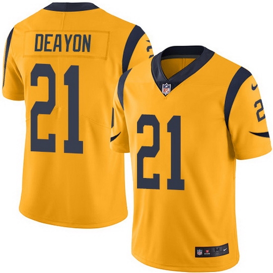 Nike Rams 21 Donte Deayon Gold Men Stitched NFL Limited Rush Jersey Nike Rams 21 Donte Deayon Gold Men Stitched NFL Limited Rush Jersey