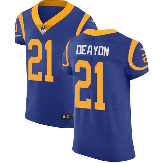 Nike Rams 21 Donte Deayon Royal Blue Alternate Men Stitched NFL New Elite Jersey Nike Rams 21 Donte Deayon Royal Blue Alternate Men Stitched NFL New Elite Jersey