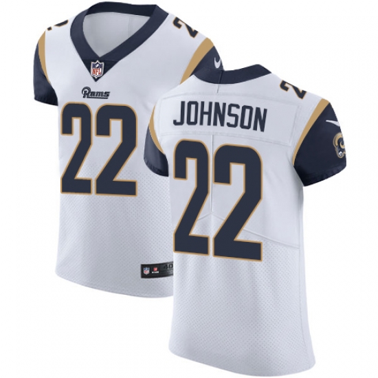 Nike Rams #22 Trumaine Johnson White Mens Stitched NFL Vapor Untouchable Elite Jersey Nike Rams #22 Trumaine Johnson White Mens Stitched NFL Vapor Untouchable Elite Jersey