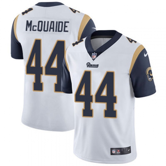 Nike Rams #44 Jacob McQuaide White Mens Stitched NFL Vapor Untouchable Limited Jersey Nike Rams #44 Jacob McQuaide White Mens Stitched NFL Vapor Untouchable Limited Jersey