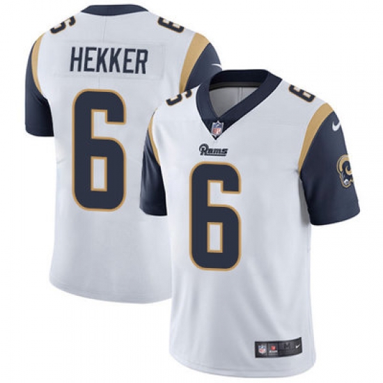 Nike Rams #6 Johnny Hekker White Mens Stitched NFL Vapor Untouchable Limited Jersey Nike Rams #6 Johnny Hekker White Mens Stitched NFL Vapor Untouchable Limited Jersey