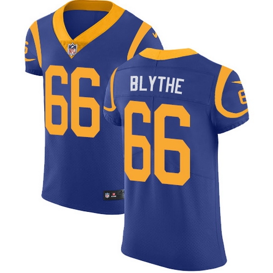 Nike Rams 66 Austin Blythe Royal Blue Alternate Men Stitched NFL New Elite Jersey Nike Rams 66 Austin Blythe Royal Blue Alternate Men Stitched NFL New Elite Jersey