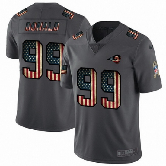 Nike Rams 99 Aaron Donald 2019 Salute To Service USA Flag Fashion Limited Jersey Nike Rams 99 Aaron Donald 2019 Salute To Service USA Flag Fashion Limited Jersey