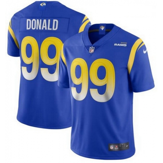 Nike Rams 99 Aaron Donald Royal 2020 New Vapor Untouchable Limited Jersey Nike Rams 99 Aaron Donald Royal 2020 New Vapor Untouchable Limited Jersey
