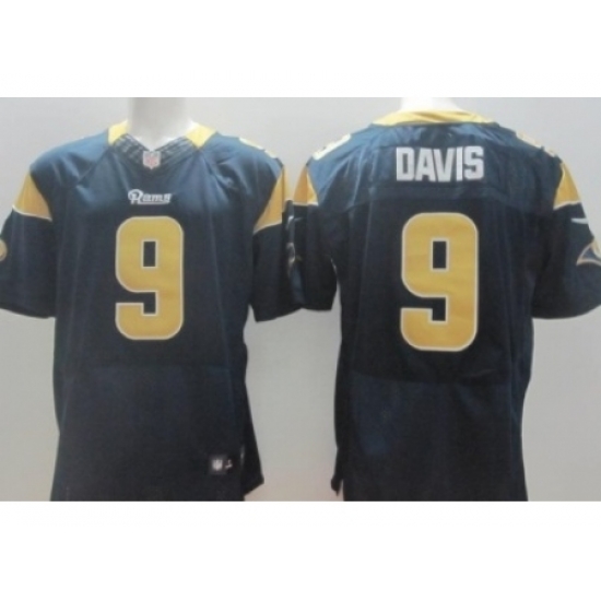 Nike St. Louis Rams 9 Austin Davis Blue Elite NFL Jersey Nike St. Louis Rams 9 Austin Davis Blue Elite NFL Jersey