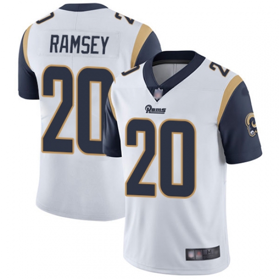 Rams 20 Jalen Ramsey White Mens Stitched Football Vapor Untouchable Limited Jersey Rams 20 Jalen Ramsey White Mens Stitched Football Vapor Untouchable Limited Jersey