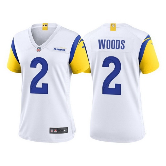 Women Nike Los Angeles Rams 2 Robert Woods White Vapor Untouchable Limited Jersey Women Nike Los Angeles Rams 2 Robert Woods White Vapor Untouchable Limited Jersey