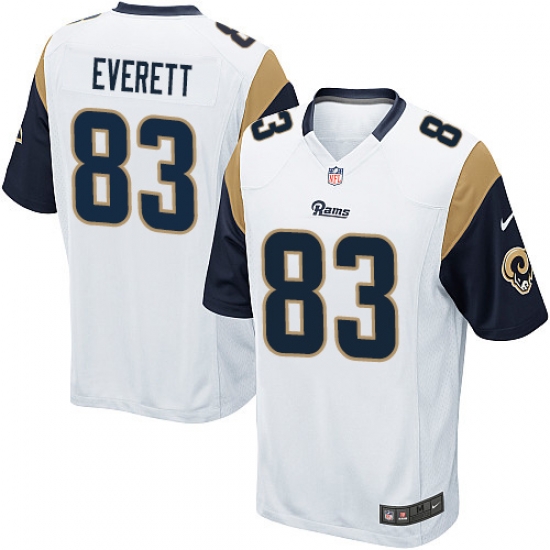 Nike Rams #83 Gerald Everett White Youth Stitched NFL Elite Jersey Nike Rams #83 Gerald Everett White Youth Stitched NFL Elite Jersey