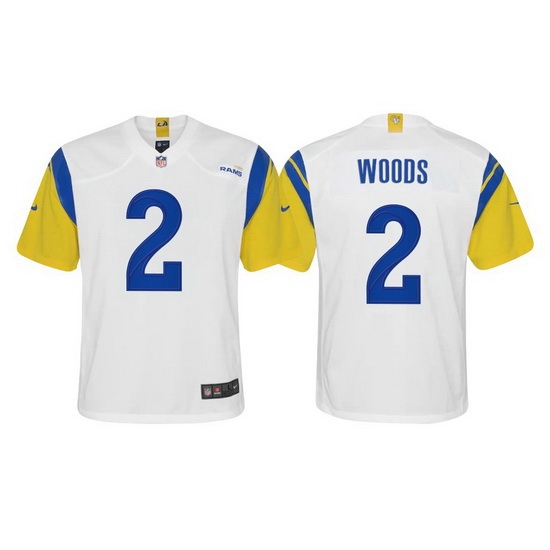 Youth Los Angeles Rams 2 Robert Woods Vapor Limited White Jersey Youth Los Angeles Rams 2 Robert Woods Vapor Limited White Jersey