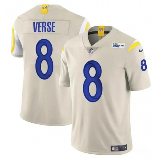 Youth Los Angeles Rams 8 Jared Verse Bone 2024 Draft Vapor Untouchable Stitched Football Jersey Youth Los Angeles Rams 8 Jared Verse Bone 2024 Draft Vapor Untouchable Stitched Football Jersey