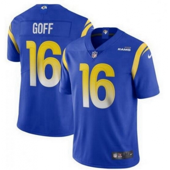 Youth Nike Los Angeles Rams 16 Jared Goff Royal 2020 New Vapor Untouchable Limited Jersey Youth Nike Los Angeles Rams 16 Jared Goff Royal 2020 New Vapor Untouchable Limited Jersey