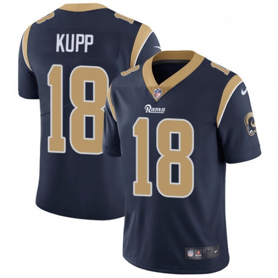 Youth Nike Los Angeles Rams 18 Cooper Kupp Navy Blue Team Color Vapor Untouchable Limited Player NFL Jersey Youth Nike Los Angeles Rams 18 Cooper Kupp Navy Blue Team Color Vapor Untouchable Limited Player NFL Jersey