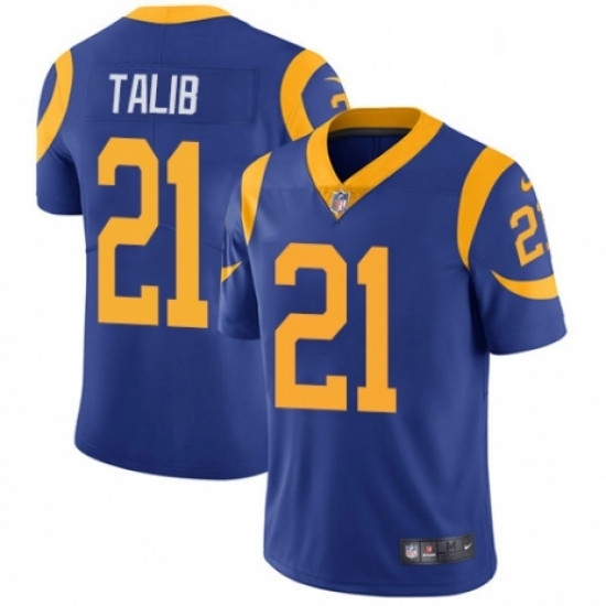 Youth Nike Los Angeles Rams 21 Aqib Talib Royal Blue Alternate Vapor Untouchable Limited Player NFL Jersey Youth Nike Los Angeles Rams 21 Aqib Talib Royal Blue Alternate Vapor Untouchable Limited Player NFL Jersey
