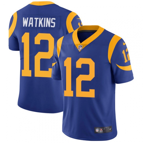 Youth Nike Rams #12 Sammy Watkins Royal Blue Alternate Stitched NFL Vapor Untouchable Limited Jersey Youth Nike Rams #12 Sammy Watkins Royal Blue Alternate Stitched NFL Vapor Untouchable Limited Jersey