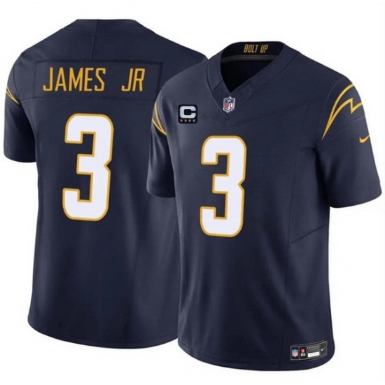 Men Los Angeles Chargers 3 Derwin James Jr Navy 2024 F U S E With 4 Star C Patch Vapor Untouchable Limited Stitched Jersey Men Los Angeles Chargers 3 Derwin James Jr Navy 2024 F U S E With 4 Star C Patch Vapor Untouchable Limited Stitched Jersey