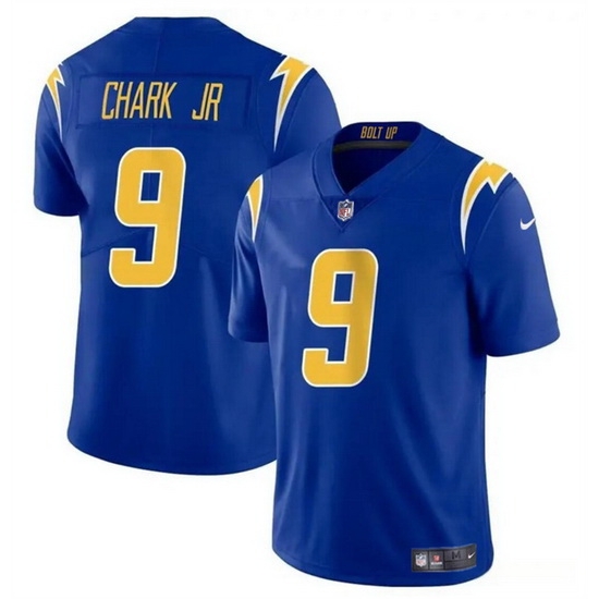 Men Los Angeles Chargers 9 DJ Chark Jr Royal 2024 Vapor Limited Stitched Football Jersey Men Los Angeles Chargers 9 DJ Chark Jr Royal 2024 Vapor Limited Stitched Football Jersey