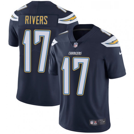 Men Nike Los Angeles Chargers 17 Philip Rivers Navy Blue Team Color Vapor Untouchable Limited Player NFL Jersey Men Nike Los Angeles Chargers 17 Philip Rivers Navy Blue Team Color Vapor Untouchable Limited Player NFL Jersey