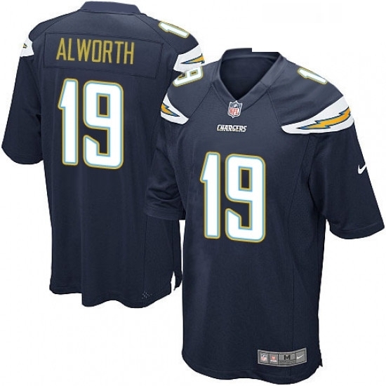 Men Nike Los Angeles Chargers 19 Lance Alworth Game Navy Blue Team Color NFL Jersey Men Nike Los Angeles Chargers 19 Lance Alworth Game Navy Blue Team Color NFL Jersey