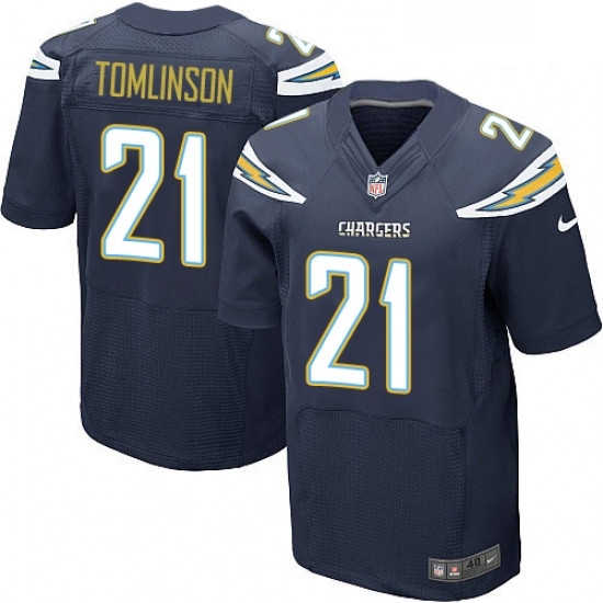 Men Nike Los Angeles Chargers 21 LaDainian Tomlinson Elite Navy Blue Team Color NFL Jersey Men Nike Los Angeles Chargers 21 LaDainian Tomlinson Elite Navy Blue Team Color NFL Jersey
