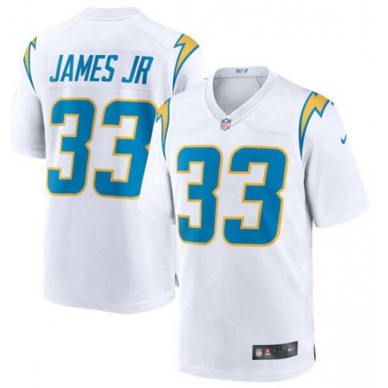 Men Nike Los Angeles Chargers 33 Derwin James White Vapor Untouchable Limited NFL Jersey