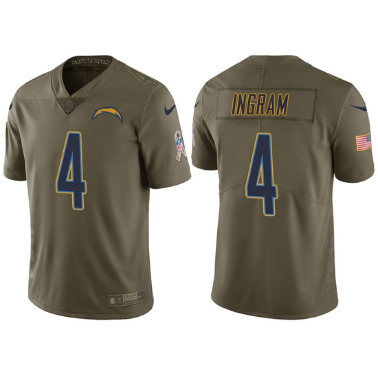 Mens Chargers melvin ingram olive 2017 salute to service jersey Mens Chargers melvin ingram olive 2017 salute to service jersey