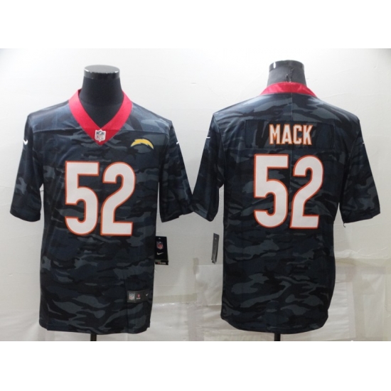 Men's Los Angeles Chargers #52 Khalil Mack Camo Limited Stitched Jersey Men's Los Angeles Chargers #52 Khalil Mack Camo Limited Stitched Jersey