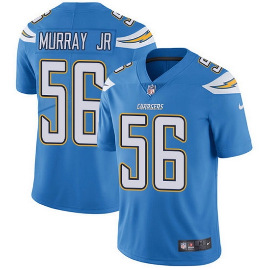 Nike Chargers 56 Kenneth Murray Jr Electric Blue Alternate Men Stitched NFL Vapor Untouchable Limited Jersey Nike Chargers 56 Kenneth Murray Jr Electric Blue Alternate Men Stitched NFL Vapor Untouchable Limited Jersey