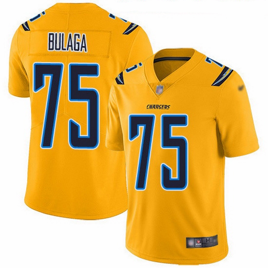 Nike Chargers 75 Bryan Bulaga Gold Men Stitched NFL Limited Inverted Legend Jersey Nike Chargers 75 Bryan Bulaga Gold Men Stitched NFL Limited Inverted Legend Jersey