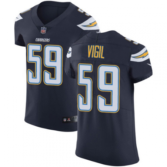 Nike Los Angeles Chargers 59 Nick Vigil Navy Blue Team Color Men Stitched NFL Vapor Untouchable Elite Jersey Nike Los Angeles Chargers 59 Nick Vigil Navy Blue Team Color Men Stitched NFL Vapor Untouchable Elite Jersey