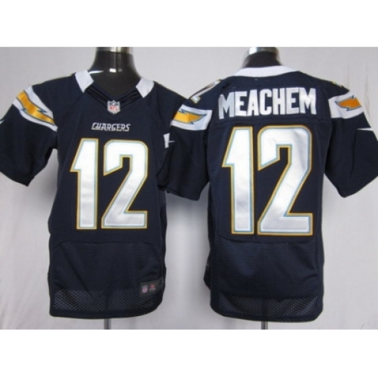 Nike San Diego Chargers 12 Robert Meachem Dark Blue Elite NFL Jersey Nike San Diego Chargers 12 Robert Meachem Dark Blue Elite NFL Jersey
