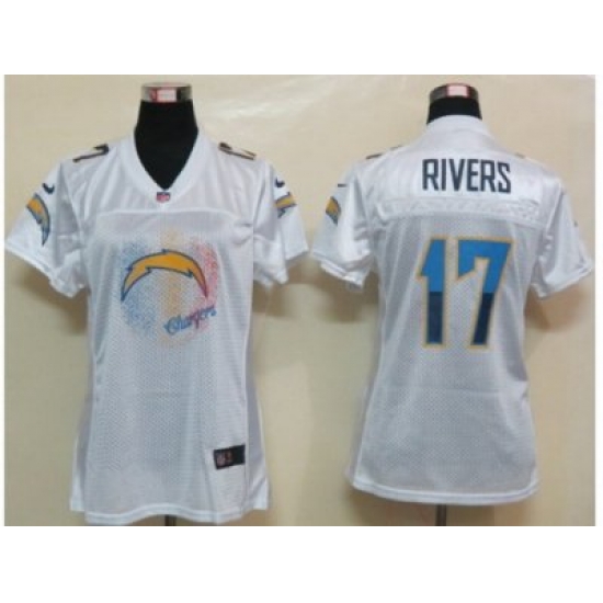 Nike Womens San Diego Charger #17 Rivers White Jerseys Nike Womens San Diego Charger #17 Rivers White Jerseys