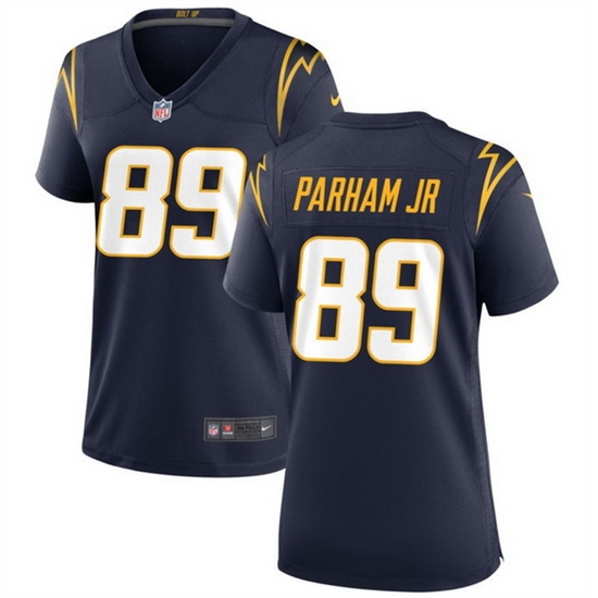 Women Los Angeles Chargers 89 Donald Parham Jr Navy Stitched Game Jersey Run Small Women Los Angeles Chargers 89 Donald Parham Jr Navy Stitched Game Jersey Run Small