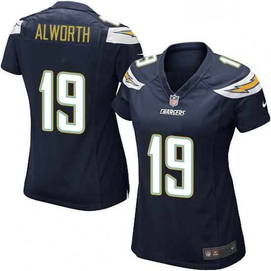 Womens Nike Los Angeles Chargers 19 Lance Alworth Game Navy Blue Team Color NFL Jersey Womens Nike Los Angeles Chargers 19 Lance Alworth Game Navy Blue Team Color NFL Jersey