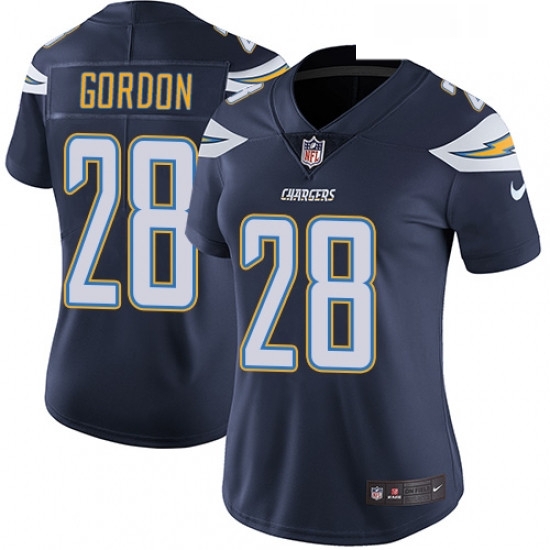 Womens Nike Los Angeles Chargers 28 Melvin Gordon Elite Navy Blue Team Color NFL Jersey Womens Nike Los Angeles Chargers 28 Melvin Gordon Elite Navy Blue Team Color NFL Jersey
