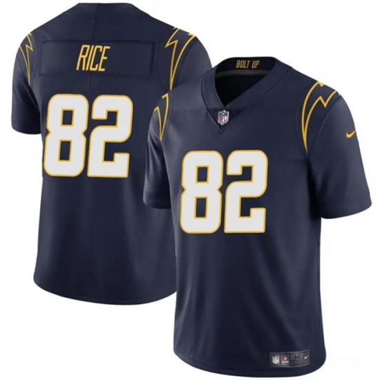 Youth Los Angeles Chargers 82 Brenden Rice Navy 2024 Draft Vapor Limited Stitched Football Jersey Youth Los Angeles Chargers 82 Brenden Rice Navy 2024 Draft Vapor Limited Stitched Football Jersey