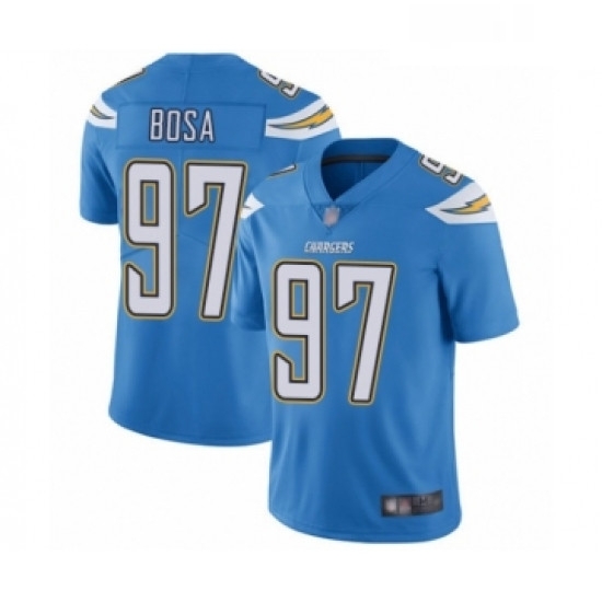 Youth Los Angeles Chargers 97 Joey Bosa Electric Blue Alternate Vapor Untouchable Limited Player Football Jersey Youth Los Angeles Chargers 97 Joey Bosa Electric Blue Alternate Vapor Untouchable Limited Player Football Jersey