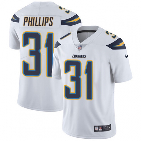 Youth Nike Chargers 31 Adrian Phillips White Stitched NFL Vapor Untouchable Limited Jersey Youth Nike Chargers 31 Adrian Phillips White Stitched NFL Vapor Untouchable Limited Jersey